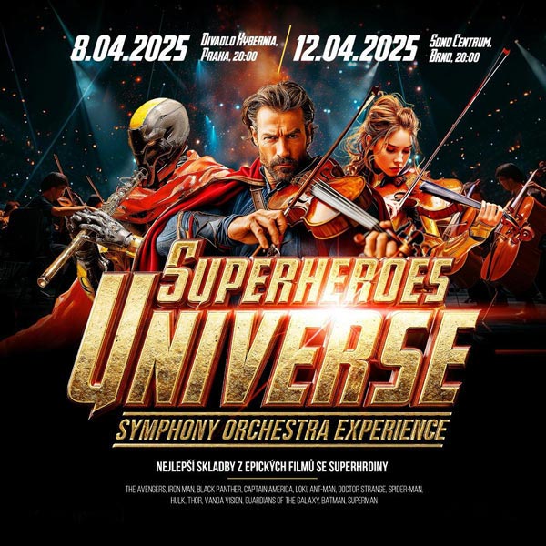 Superheroes Universe Symphony Orchestra Experience Theatre Hybernia