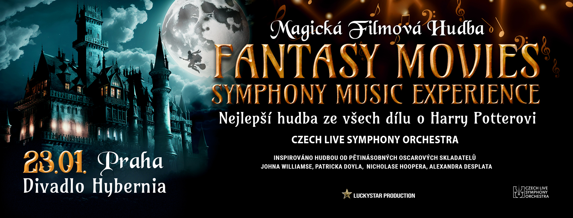 FANTASY MOVIES Symphony Music Experience - Theatre Hybernia Prague